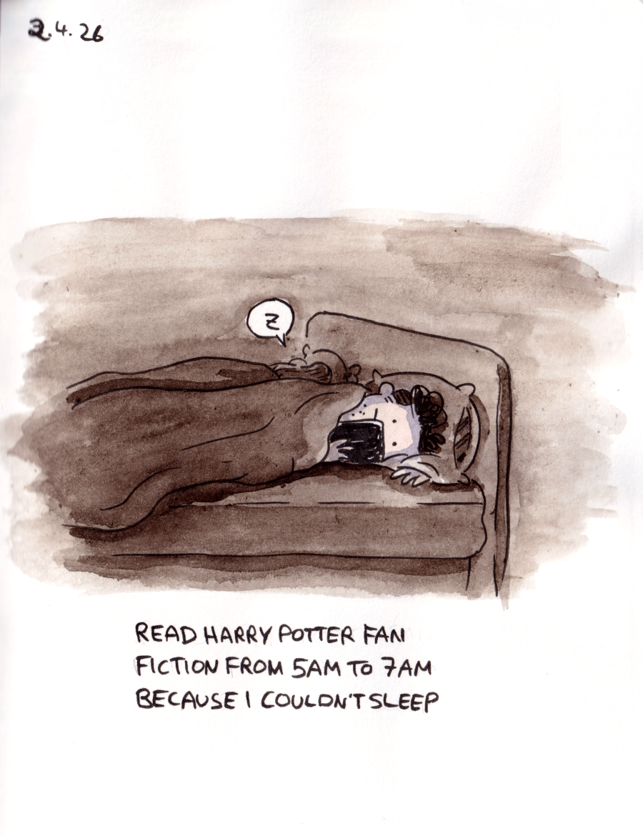 It’s 1,800 pages long, and I’m not sure I like it. Maybe I’m just not a fan fiction kind of guy.