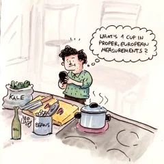 A cup is not a precise unit of measurement, and Oz is home to a wizard.