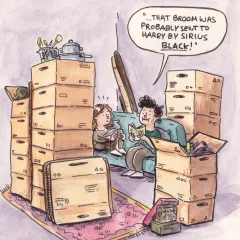 Anna’s moving day is close. We’re still working our way through Harry Potter and the Prisoner of Azkaban. I love how the story picks up in this book. It suddenly gets much more serious and dark.