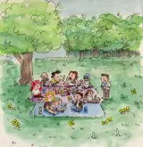 We spent the first of May in the park, having a great old time. It couldn’t have been a better start to the month.