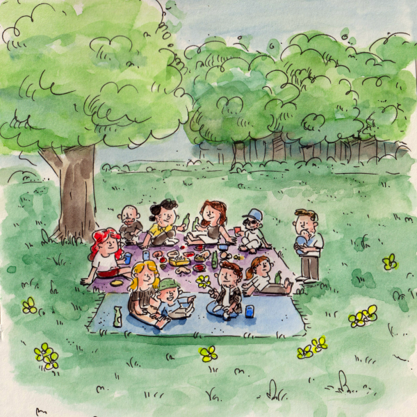 We spent the first of May in the park, having a great old time. It couldn’t have been a better start to the month.