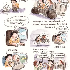 Aaand we're off to the UK. First Glasgow and Edinburgh, then London.