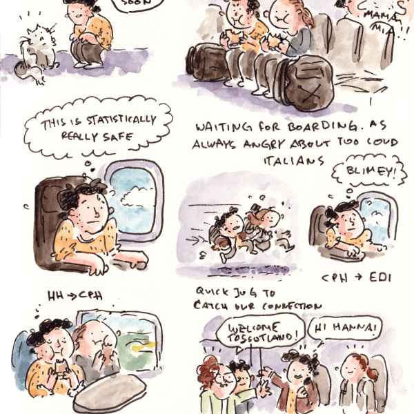 Aaand we're off to the UK. First Glasgow and Edinburgh, then London.