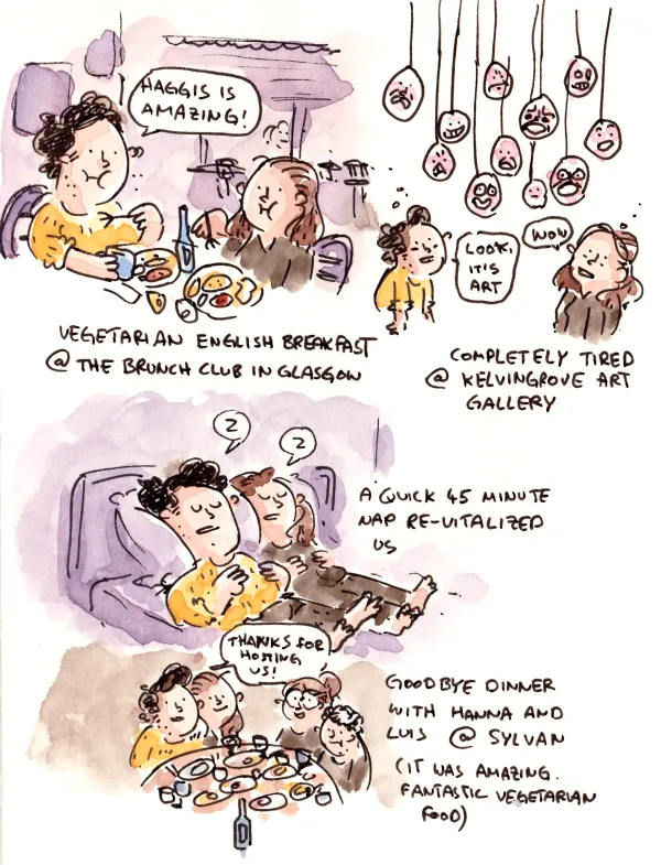 We didn’t have a single day with fewer than 20,000 steps, and after a while, it definitely started to show.