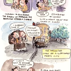 We arrived in London, and I couldn’t have had a better initial impression. I loved it from the very first second.