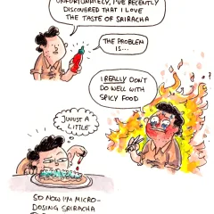I’ve never understood people who pride themselves on how much heat they can stomach. Good job, dude, you’re hurting yourself on purpose. Very impressive.