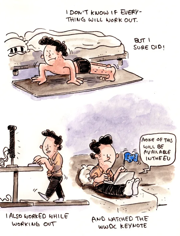 Please don’t judge my apparently abysmal push-up form.