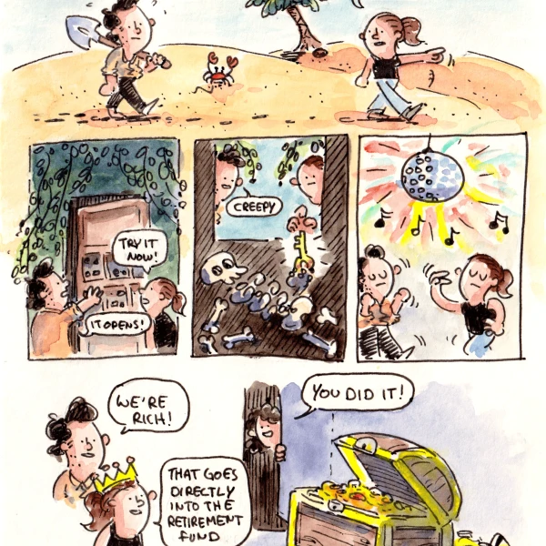 This might be my absolute favorite comic from this year of daily comics so far.