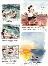 Being back at the sea did something to me. The sounds, the sights, I love it all. Every summer of my childhood, I spent all six weeks of the holidays by the sea. No internet, …