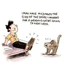 Millimeter didn’t actually react like that. That was just my attempt to make the cartoon a bit less boring.