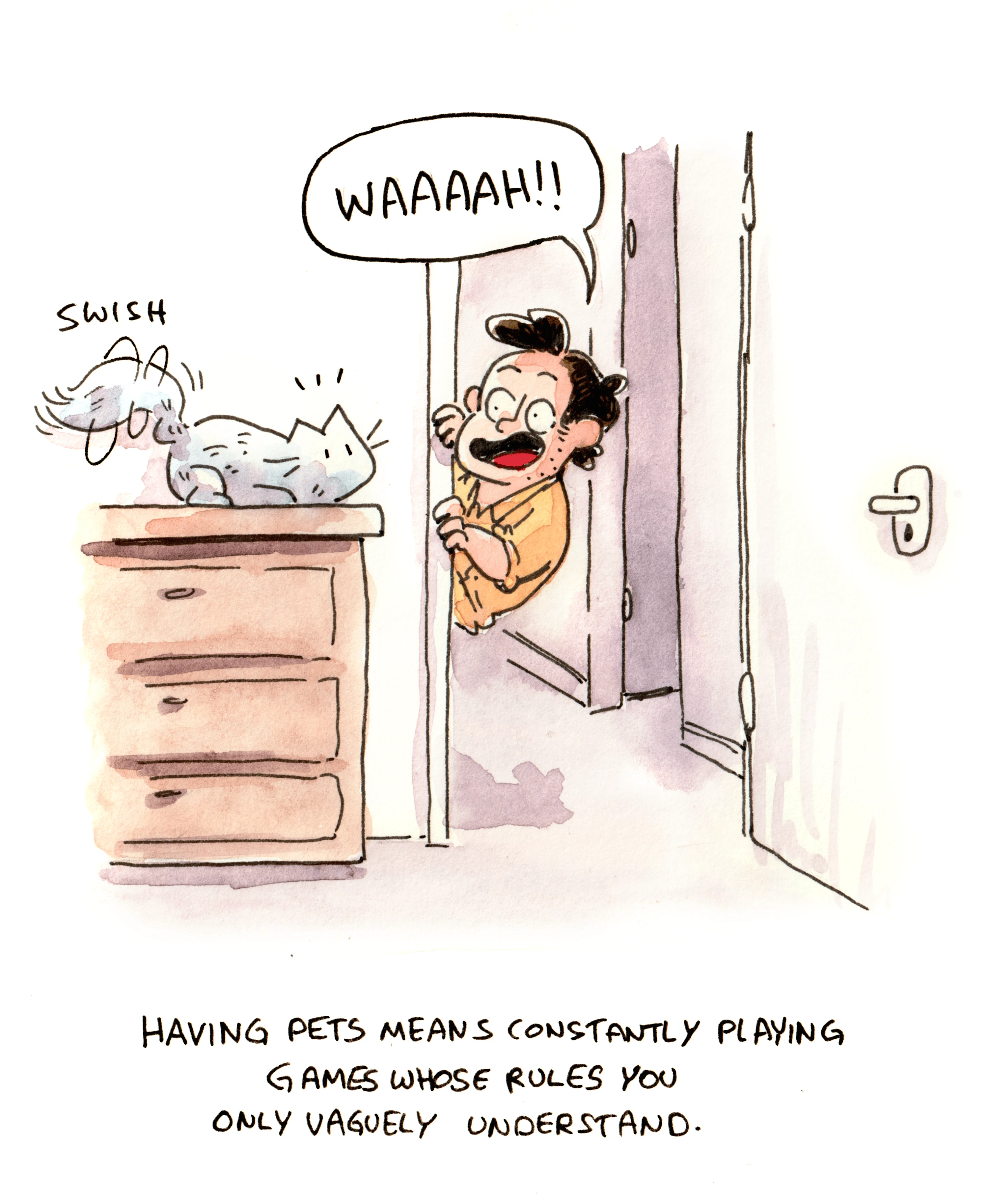 Right? I feel like there are rules but none of the cats care to elaborate. Not fair.