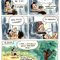 Every time a long train ride is part of the itinerary, I pack my Switch 2. Every time, I pull it out for maybe ten minutes, if that, before it ends up shoved back into my backpack. You’d think I’d have learned by now and just leave it at home. But I’ll do exactly the same thing next time.

Marcel from four years ago would never have been able to go for a run after a day of travel. For one thing, I wasn’t running back then. For another, travel used to take so much out of me that I’d be completely spent.

But over the last couple of years, I’ve worked on my relationship with travel, and this run felt like one of the clearest signs of progress.